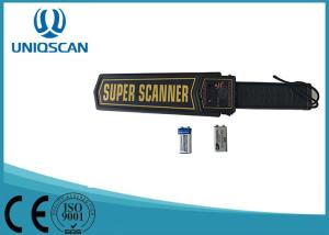 Quality Hand Held Security Metal Detectors , Light Indicator Alarm Metal Wand Detector for sale