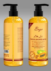 China Papaya Exfoliating Shower Gel Brightening Whitening Liquid Soap 35.19 Fl. Oz on sale