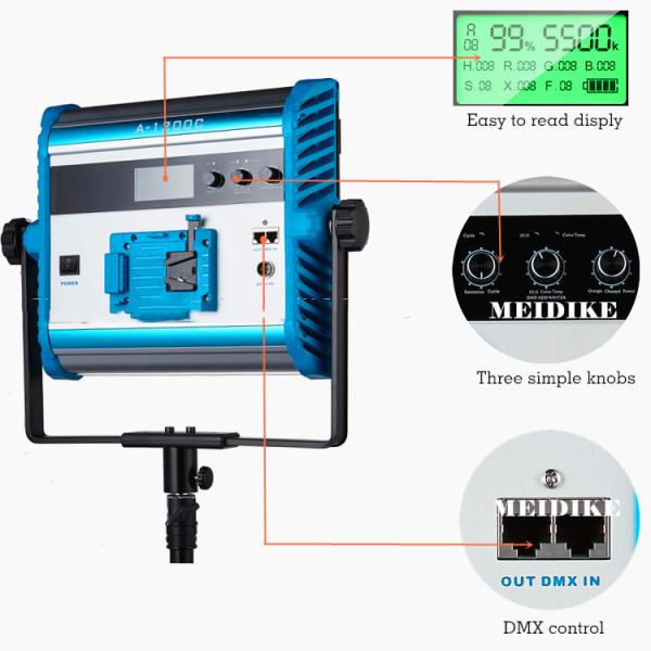 Buy Bluetooth App Control RGB LED Studio Lights 2800K 9900K Full CCT Continuous Video Lighting at wholesale prices