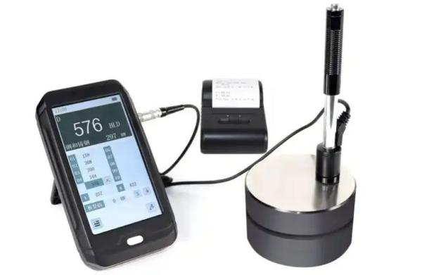 Touch Screen Leeb Portable Hardness Tester Machine With Large LCD Support