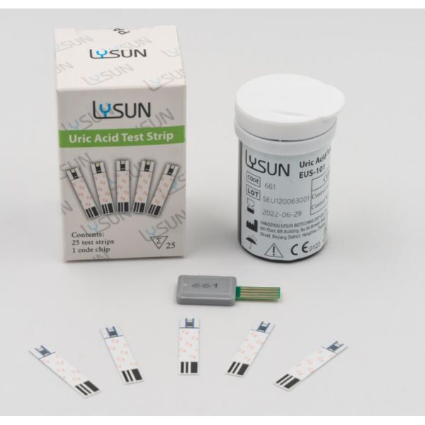 Factory Supply Blood Glucose Meter Uric Acid Monitor With Test Strip