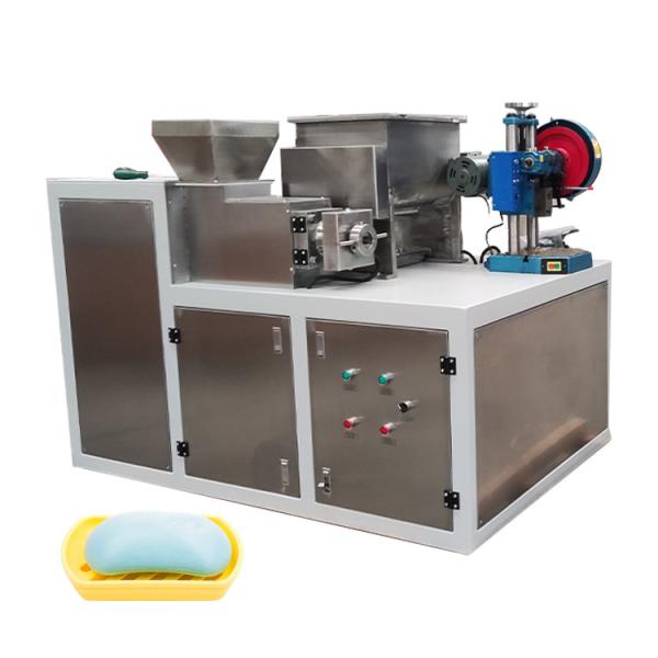 Buy Small Scale Bar Soap Making Machine Manual Stamper 200kg/h Capacity Fast Production at wholesale prices