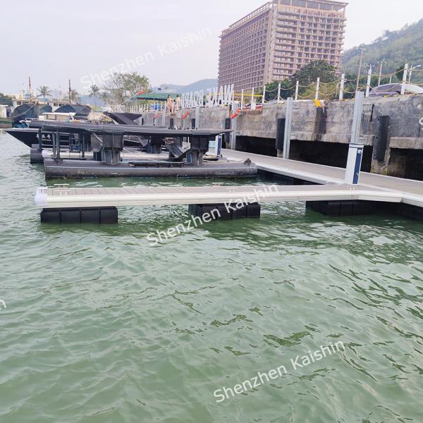 Buy Modular Floating Dock HDPE Modular Pontoon Boat For Sale Marine Floating Dock at wholesale prices