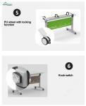 Easy To Clean and Durable Folding Table Multiple Pieces for Performance