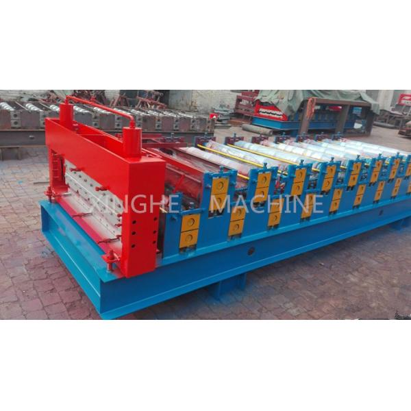PPGI Steel Double Layer Roll Forming Machine For Making Factory Wall Panel