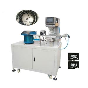 Quality 3000pcs/hr Automatic Pad Printing Machine With Vibrating Disk for SD TF memory card for sale