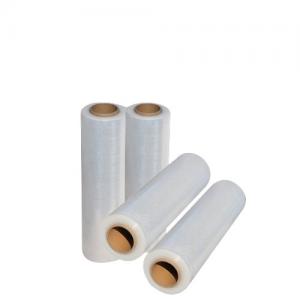 China Machine Grade LDPE Clear Stretch Wrap Film Roll 15 - 35 Micron Thickness on sale