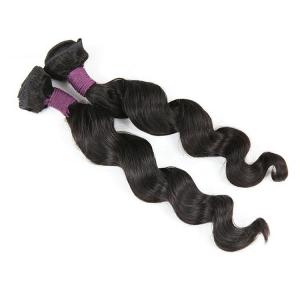 Quality Brazilian Loose Wave Virgin Human Hair Bundles Kinky Curly Grade 8A Weave for sale