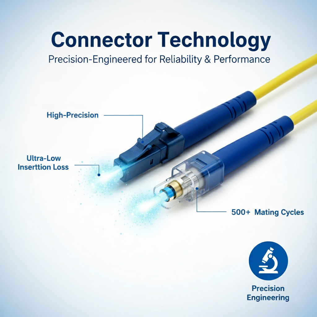 LC-LC Duplex Fiber Patch Cable Single Mode LC/UPC to LC/UPC Optical Fiber Patch Cord