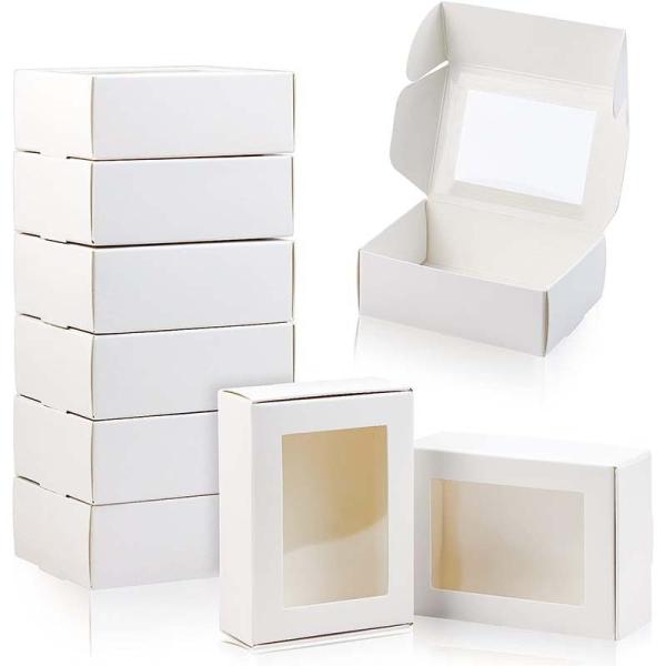 Soap Corrugated Display Boxes Matte Gloss Eco Friendly Window Kraft Boxes