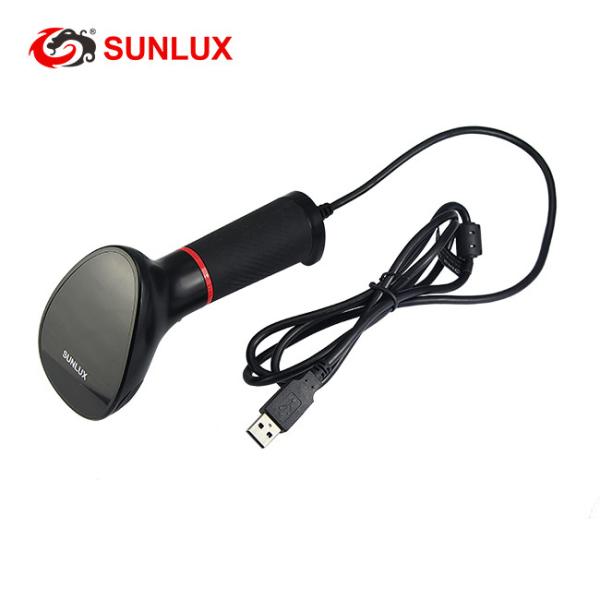 Buy Rugged Black 2D QR Aztec Code Barcode Scanner at wholesale prices