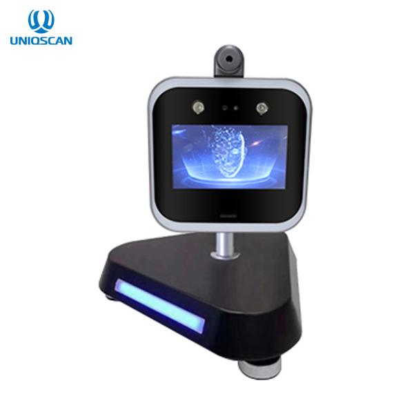 Buy Desktop Type Face Recognition Thermometer With Touch Screen 854 * 480 Body Temperature Measuring Device at wholesale prices