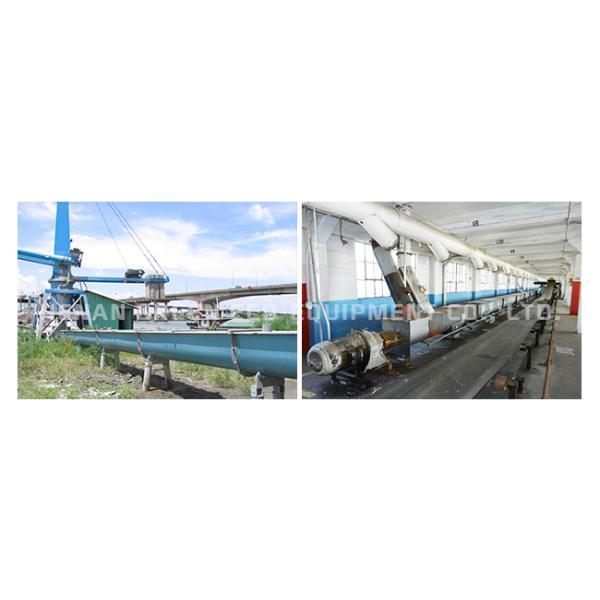 Conveying Loose Materials U Type Screw Conveyor , Durable Sand Auger Conveyor