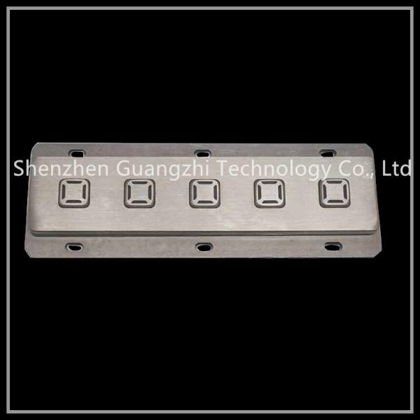 Buy 5 Function Buttons Metal Keypad , Stainless Steel Led Wired Luminous Keyboard at wholesale prices