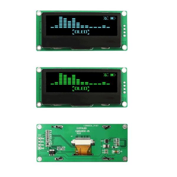 2.23 Inch PMOLED Display Module With PCBA, 128*32 Resolution, 4 PINS IIC Interface