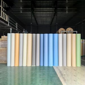 Quality Huaao Pvc Vinyl Floor Roll Cheap 2mm Homogeneous PVC Linoleum Roll Flooring for Hospital Dancing Room Gym Cleanroom for sale