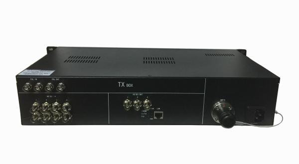 Buy 8 in 3 out HD-SDI To Fiber Extender with 2-ch bidirectional XLR audio and Ethernet at wholesale prices