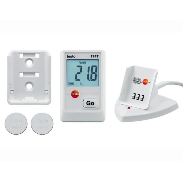 Buy Testo 174 T Set Mini Temperature Data Logger With Data Memory for 16000 Readings and 500 Days Battery Life Order No. 0572 0561 at wholesale prices
