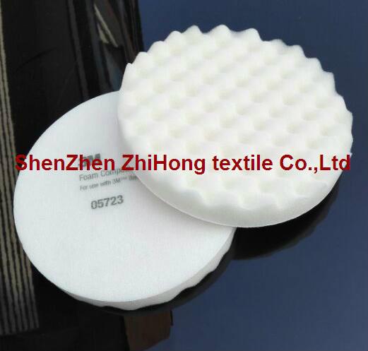 Buy Eco-friendly  Soft foam compounding hook and loop pad for body face cleaning at wholesale prices