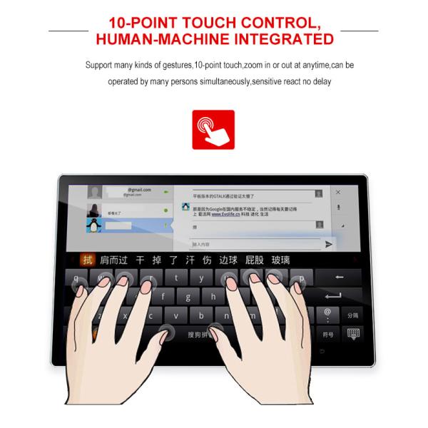 Waterproof Interactive 1920x1080 Multi Touch Screen Table