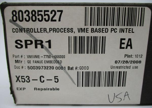 Buy GE Fanuc Automation VMIVME-7750-666000 Pentium III Processor-Based VME Single Board Computer at wholesale prices