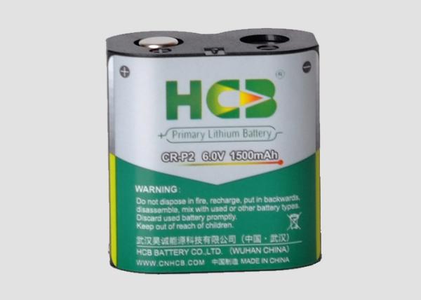 Buy CR-P2 Lithium MnO2 Battery Excellent Safety Performance UN UL Certification Non Rechargeable at wholesale prices