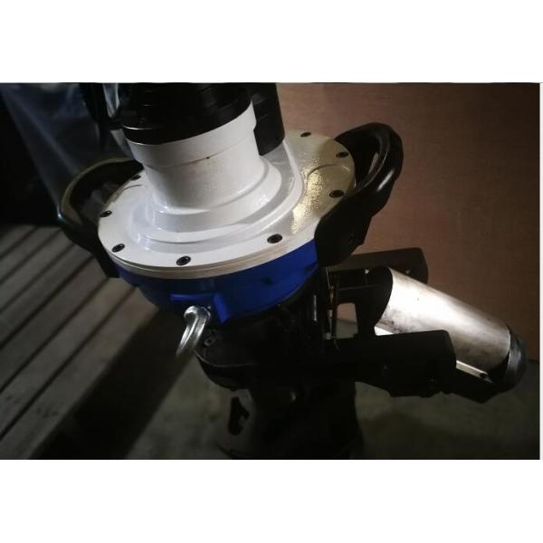 Low Noise Pipe Automatic Beveling Machine Low Friction Adjustable Bearing System