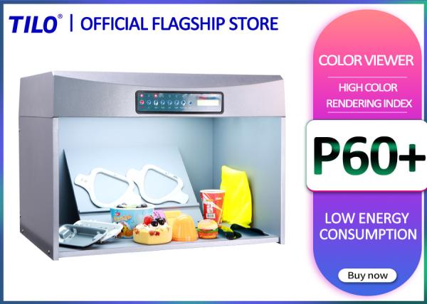 Buy P60+  TILO Electrical Color Matching Light Box Colour Viewing Cabinet With D65 TL84 UV F 6 Light Sources at wholesale prices