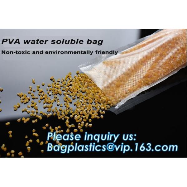 100% China Manufacture Eco-friendly Pva Water Soluble Liquid Detergent, Dissolvable laundry bag eco-friendly water solub