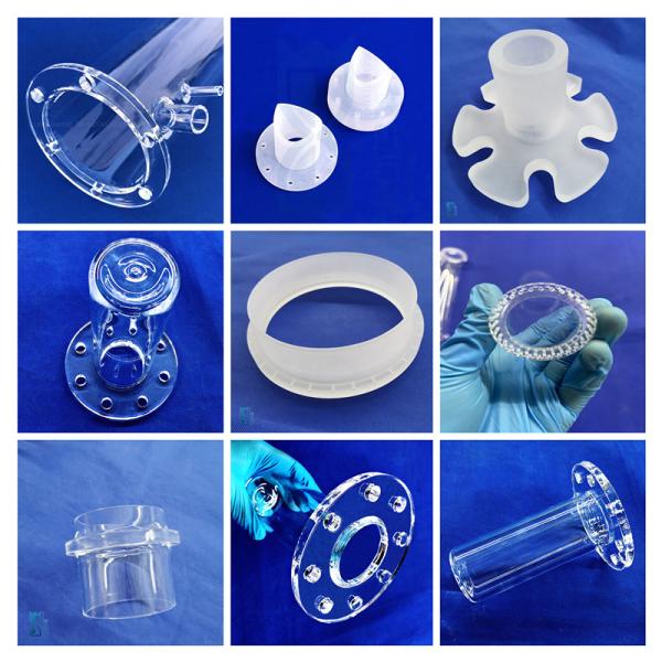 High Temperature Corrosion Resistant Sealed Quartz Thread Pipe For University Laboratory