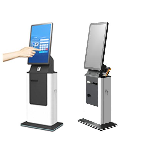 Buy Automatic Self Service Check In Kiosk , Hotel Payment Kiosk with Card Dispenser Passport Scanner at wholesale prices