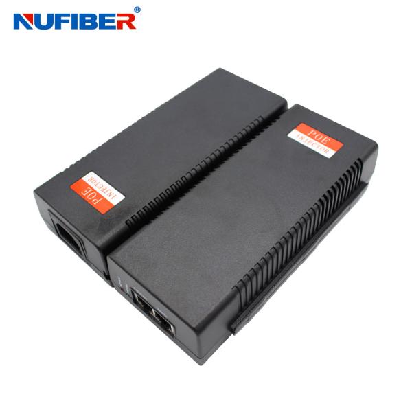 Buy IEEE802.3af Power Over Ethernet Injector Single Port 15.4W DC48-56V at wholesale prices