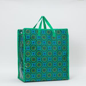 PP Material Structure Zip Shopping Bags With Customized Size Printing Design