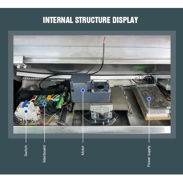 HCW Fingerprint Tripod Turnstile Gate Automatic RS485 Communication Interface