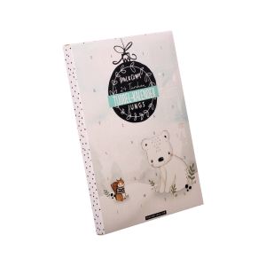 Coated Paper Advent Calendar Boxes Chocolate Packaging With Plastic Inset