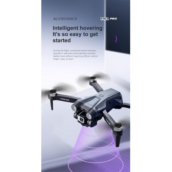 K103 Pro Aerial Drone 8k HD Camera GPS Obstacle Avoidance RC Helicopter FPV Wifi Professional Foldable Quadcopter Toy