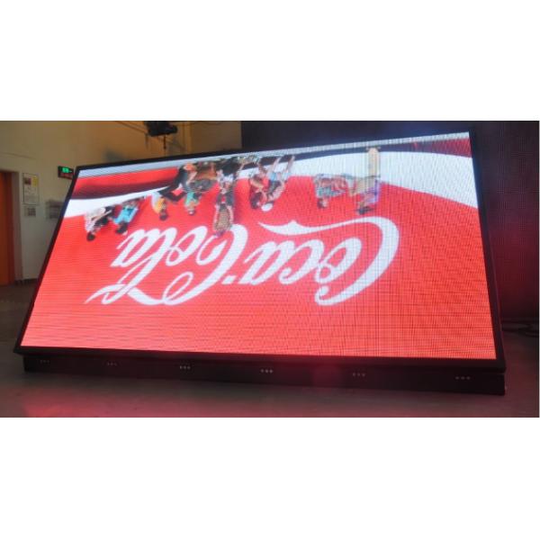 5mm Pixel Pitch Cold Rolled Iron Cabinet P5 Outdoor Double Sided LED Advertising Sign