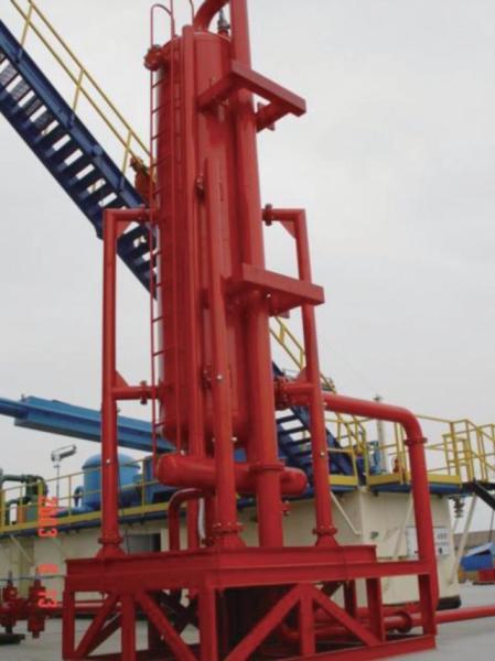 Buy Solid Control Liquid Gas Separator With Adjustable Outrigger Height at wholesale prices