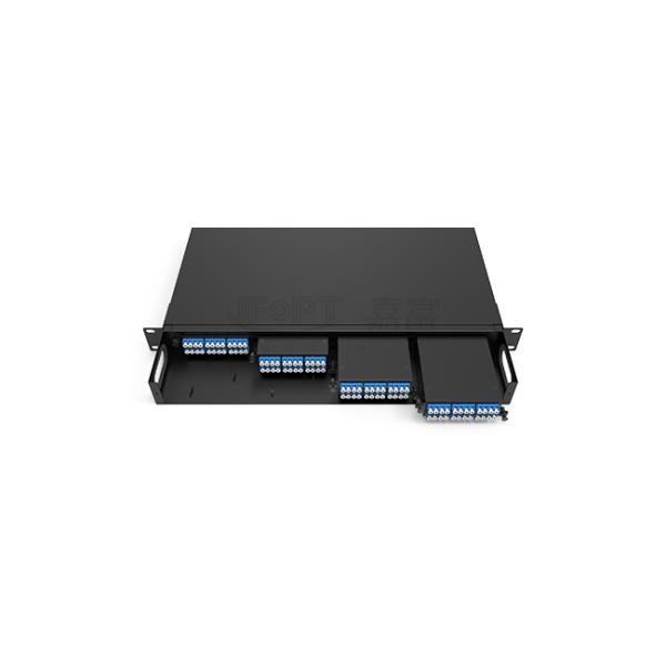 LC G652D 96-core MPO Module Box Rack Mount Fiber Patch Panel For High Density Data Center