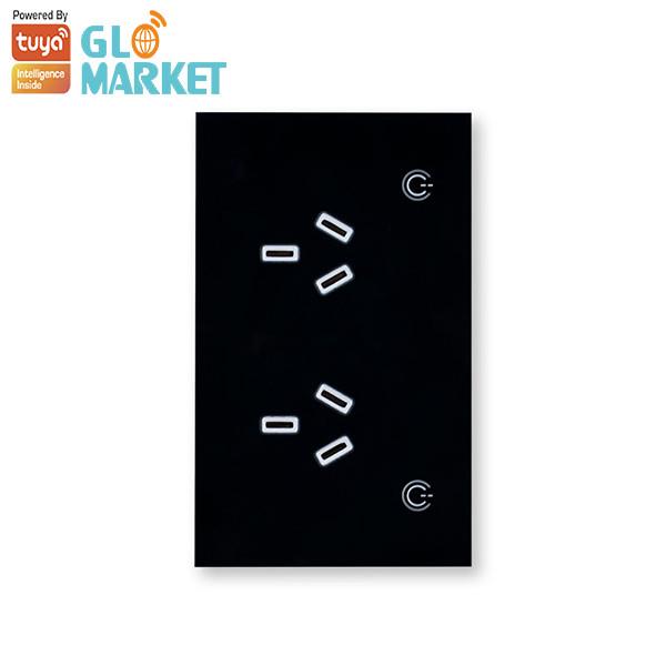 Glomarket Tuya Au Smart Wifi Socket Timer Wireless Power Plug Socket With 2 Usb