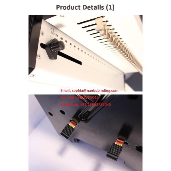 Multifunctional 140 300 Sheets Manual Desktop Binding Machine