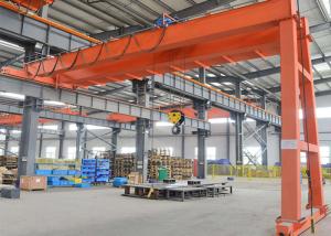 Quality BMG Model Workshop Double Girder One Side Leg Gantry Crane 10ton for sale