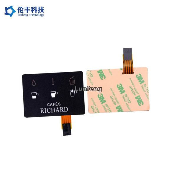 Buy Coffee Machine Flat Membrane Switch FPC Circuit Touch Control Panel at wholesale prices
