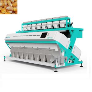 Quality 11T/H-19T/H Pecan Sorting Machine 12 Chutes 768 channels For White Rice Processing for sale