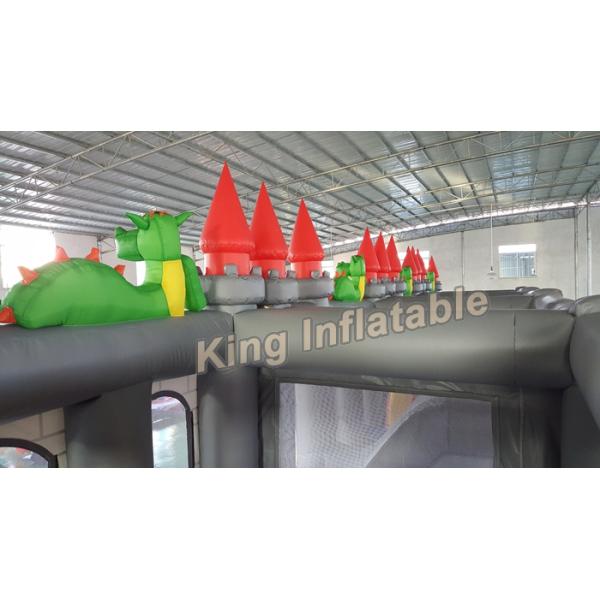 Custom 4 X 4m Dragon Inflatable Bouncy Castle With Blower For KIds
