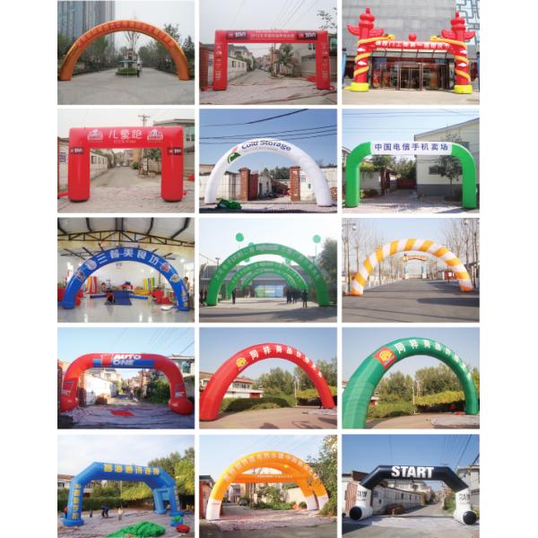 3m Outdoor Inflatable Finish Line Arch Customize Logo With Air Pump