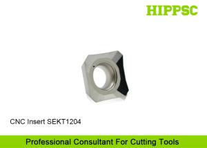 Quality SEKT1204 Square Cutting Tool Inserts Milling For Aluminum Processing for sale