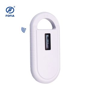 Quality 134.2khz Animal RFID Microchip Scanner Handheld With Lithium Battery for sale