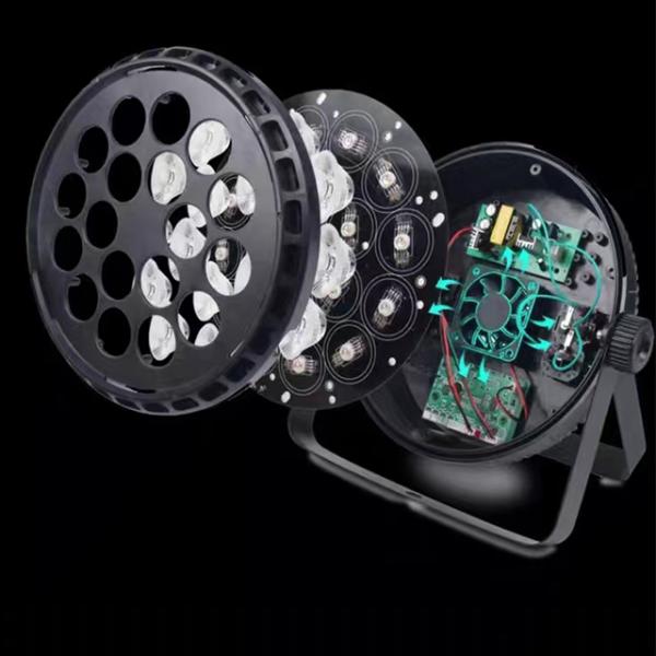 6X15W Battery Power RGBWA UV 6in1 Full Color Wireless Control LED PAR Light for DJ