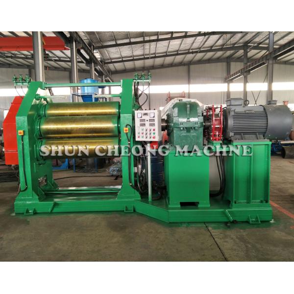 XY-900 Type Three Roller Rubber Calender Machine / Rubber Calending Machine
